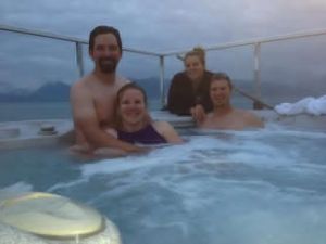 Every night enjoyed the outdoor hot tub at the end fo the Homer Spit!  I might need one of these!